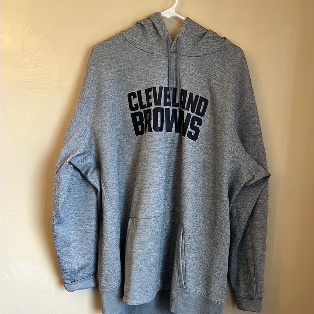Gray Cleveland Browns Hoodie
